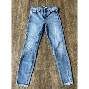Oasis by Eunina Women Skinny Jeans Size 5 Frayed Ankle